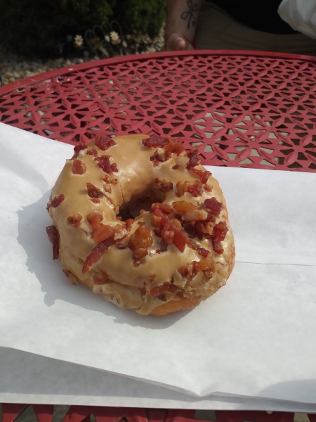 Maple bacon doughnut from Maggie's