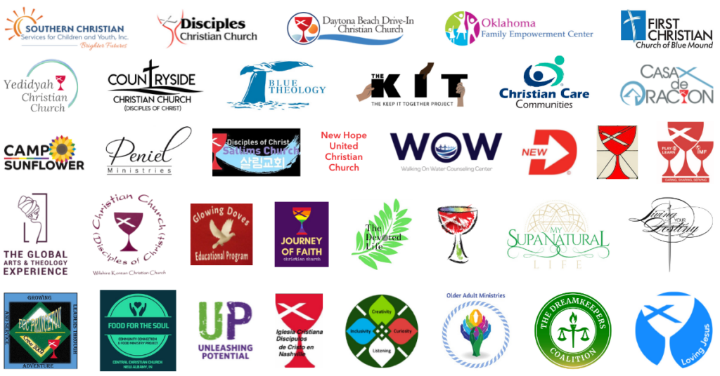 Logos of the Fall 2021 Mission & Ministry Grant recipients.