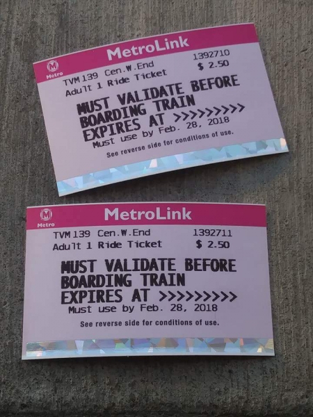 MetroLink Tickets