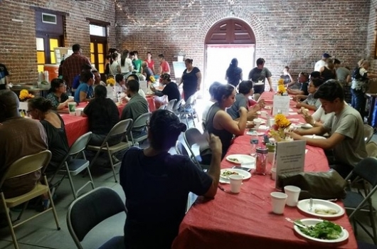 UrbanMission’s Open Table community dinner