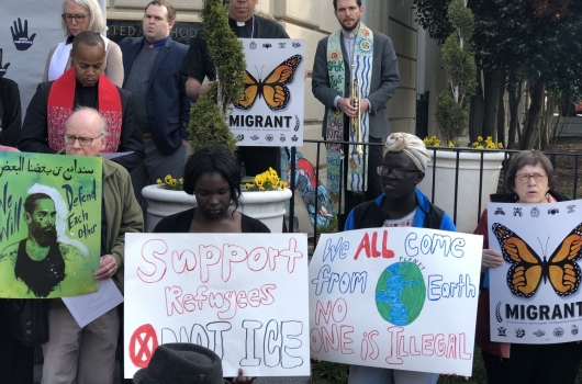The theme for Ecumenical Advocacy Days 2018 was Responding to Migrants, Refugees and Displaced People